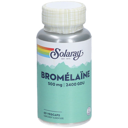 Solaray Bromélaïne 500 mg / 2400 GDU — 60 gélules