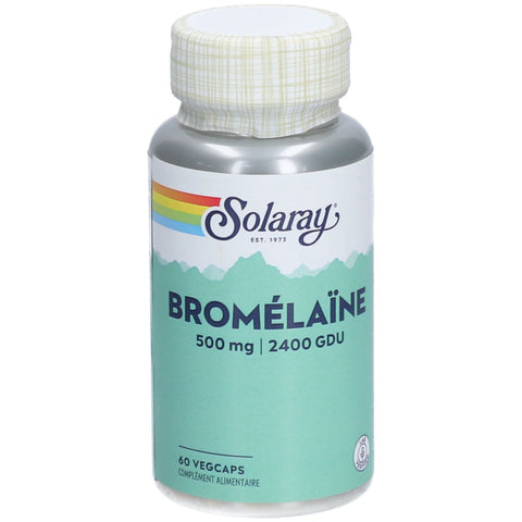 Solaray Bromélaïne 500 mg / 2400 GDU — 60 gélules