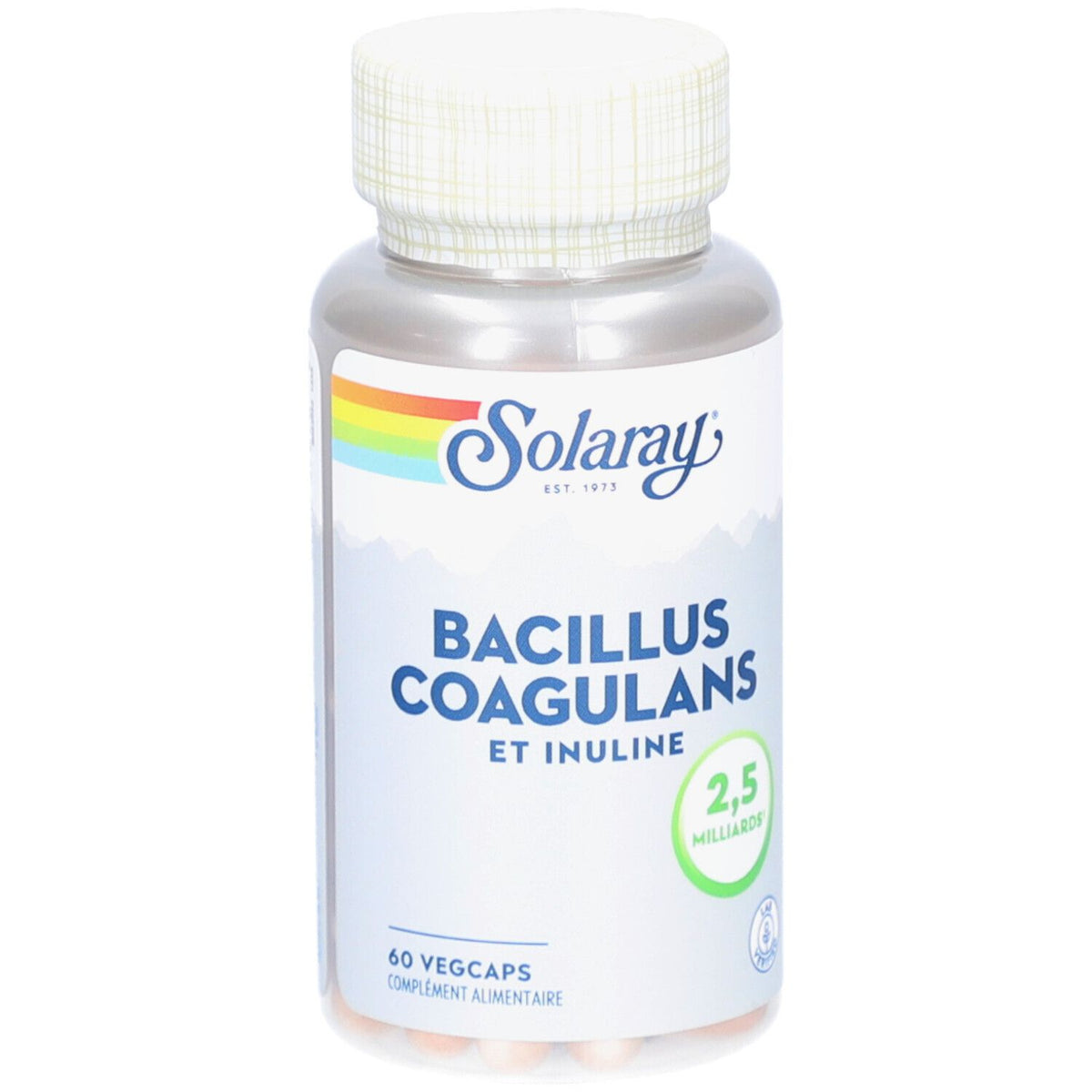 SOLARAY Bacillus Coagulans et Inuline (60 gélules)