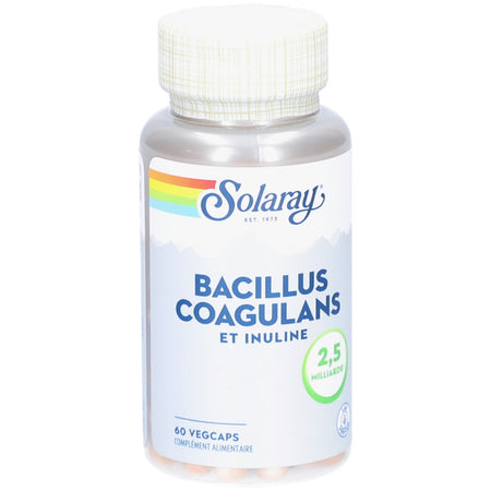 SOLARAY Bacillus Coagulans et Inuline (60 gélules)