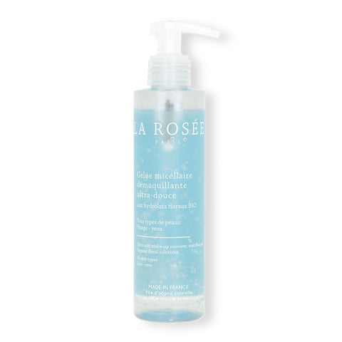 LA ROSÉE Gelée micellaire démaquillante ultra-douce aux hydrolats floraux BIO (195 ml)
