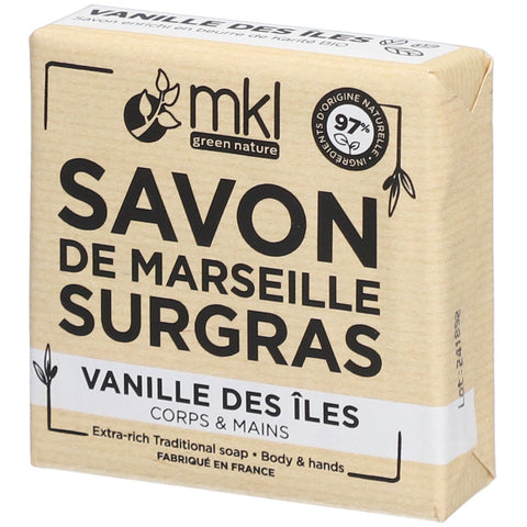 MKL Savon de Marseille Surgras - Vanille des Îles (100 g)