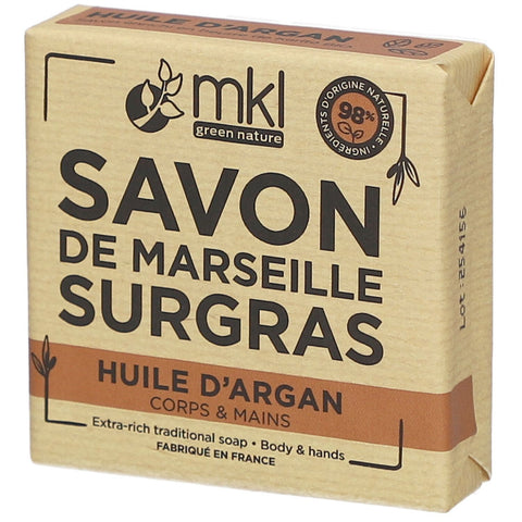 MKL Savon de Marseille Surgras - Huile d'Argan (100 g)