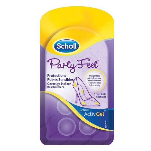 Scholl Party Feet Protections Points Sensibles 6 Coussinets