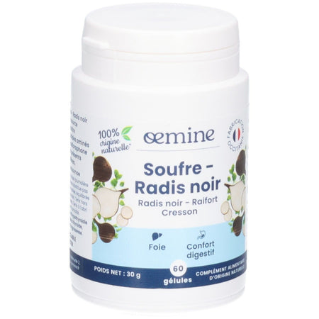 Oemine Soufre Radis Noir (60 gélules)
