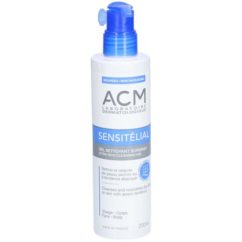 ACM Sensitélial gel nettoyant surgras (200 ml)