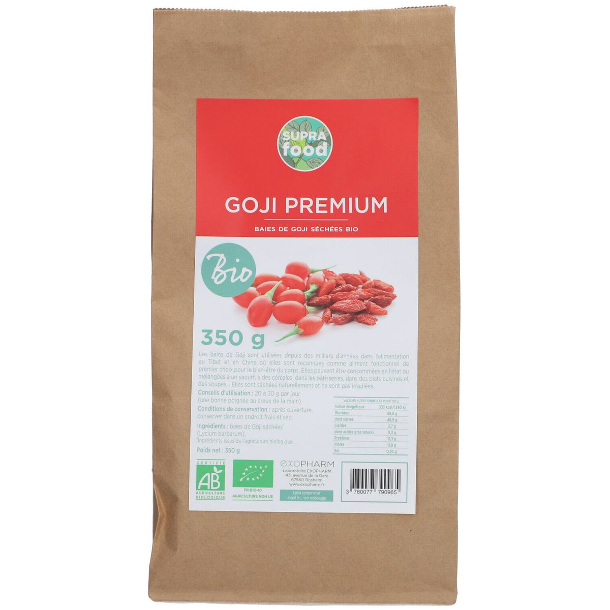 Exopharm Goji Premium Bio (350 g)