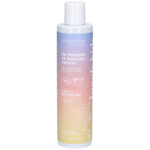 Alphanova Kids Va prendre ta douche ! Abricot — 250 ml