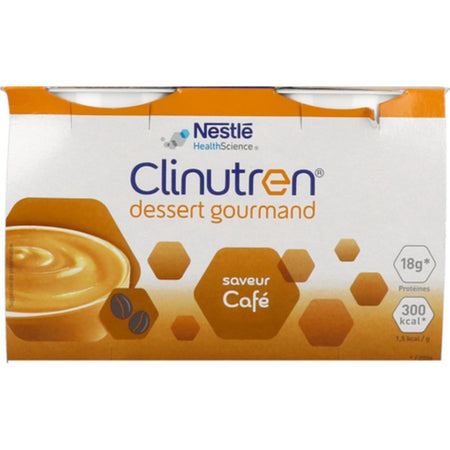 Clinutren Dessert Gourmand Café complément nutritionnel (4x200 g)