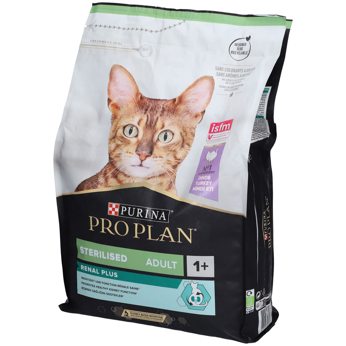 PURINA PRO PLAN Stérilisé RENAL PLUS Adulte Chat Dinde (3000 g)