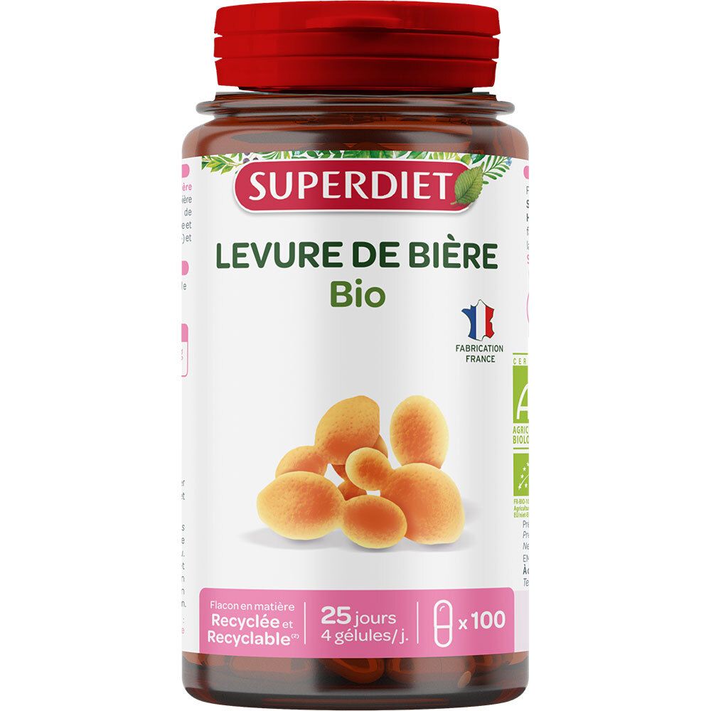 Superdiet Levure De Bière Bio — 100 pièces