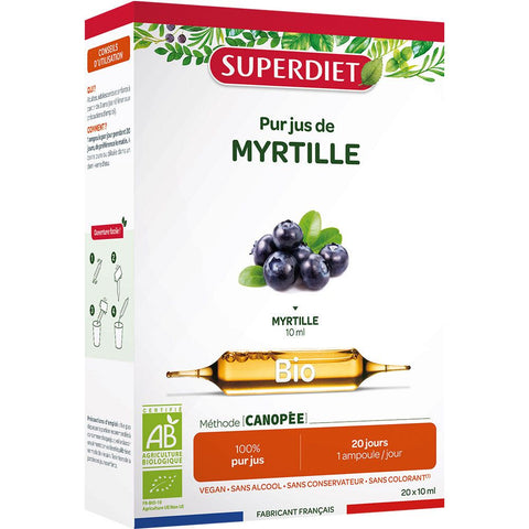 SUPERDIET Myrtille Bio Ampoule (200 ml)