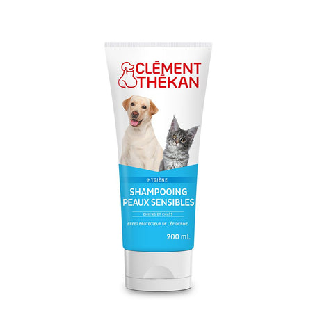 Clement Thekan Shampooing Peaux Sensibles Chien Chat (200 ml)