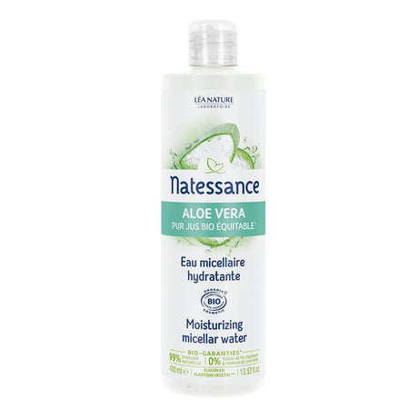 Natessance Eau Micellaire Hydratante Aloe Vera Bio (400 ml)