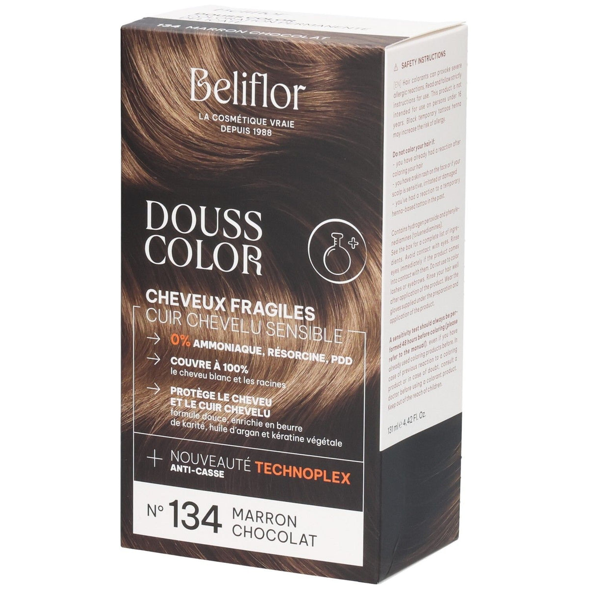 Beliflor Douss Color n°134 Marron Chocolat