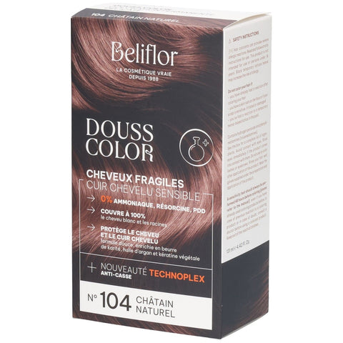 Beliflor Douss Color n°104 Châtain Naturel (131 ml)