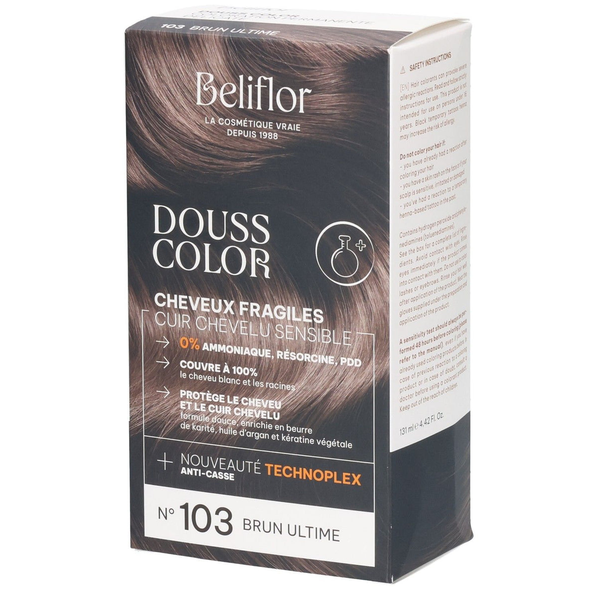 Beliflor Douss Color n°103 Brun Ultime (131 ml)