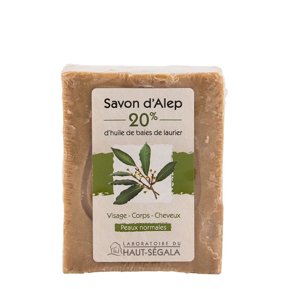 Laboratoire du Haut-Ségala Savon d'Alep 20% Baies de Laurier (200 g)