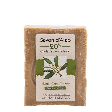 Laboratoire du Haut-Ségala Savon d'Alep 20% Baies de Laurier (200 g)