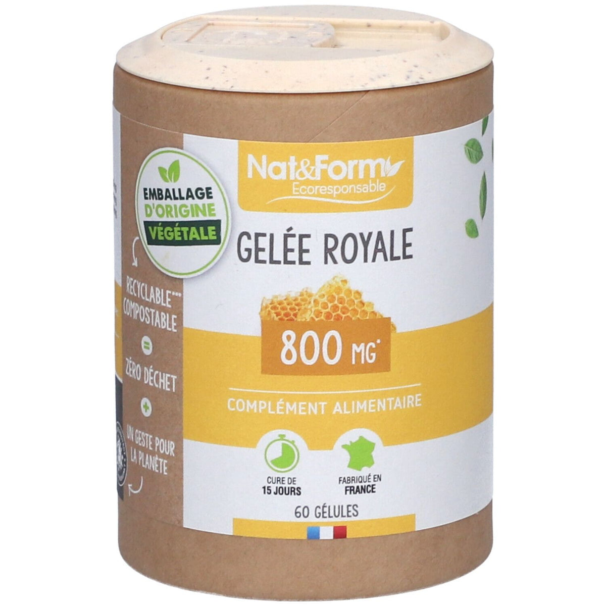 Nat&Form Gelée Royale 800 mg — 60 gélules