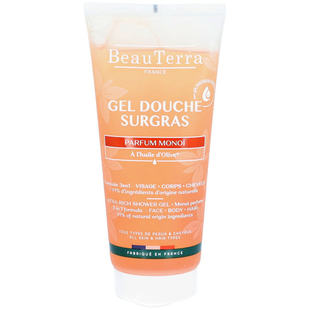 BeauTerra Gel Douche Surgras - Monoï — 200 ml