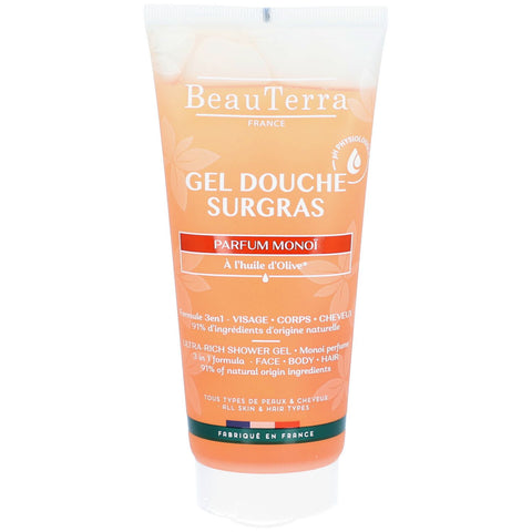 BeauTerra Gel Douche Surgras - Monoï — 200 ml