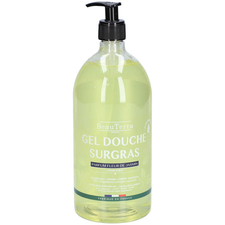 BeauTerra Gel douche surgras - Fleur de Jasmin (1000 ml)