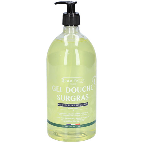 BeauTerra Gel douche surgras - Fleur de Jasmin (1000 ml)