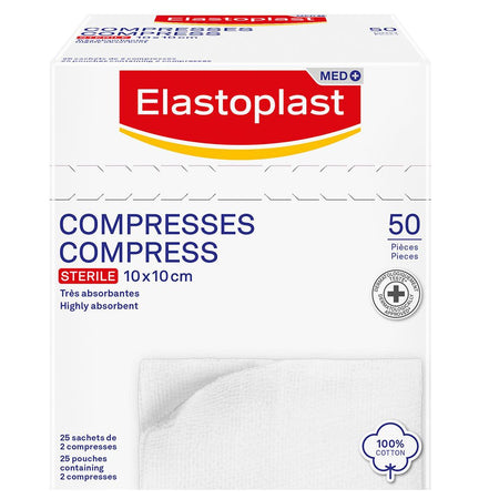 Elastoplast Compresses stériles 10 x 10 cm