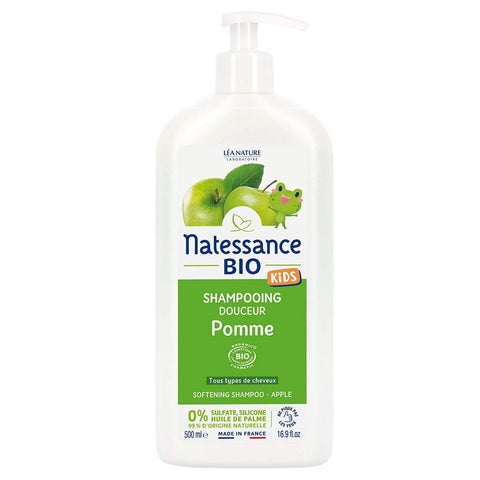 Natessance Kids Organic Apple Gentle Shampoo (500 ml)