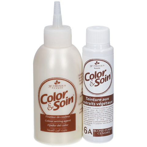Les 3 Chênes Color & Soin Coloration 6A blond foncé cendré (135 ml)