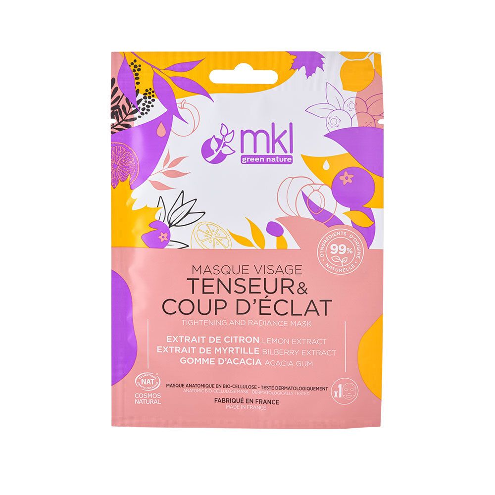 MKL Masque Visage "Tenseur-Coup d'éclat" — 10 ml