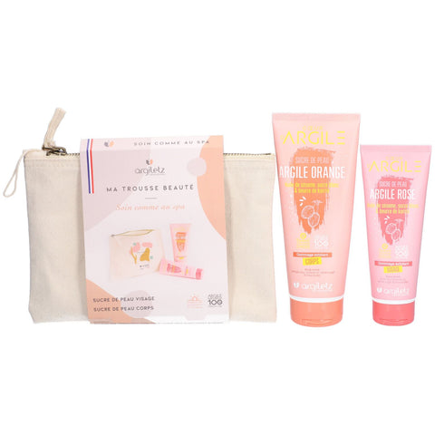 Argiletz Trousse beauté “comme au spa” : gommages visage et corps (1 pièce)