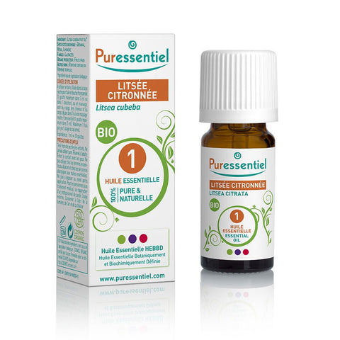Puressentiel Huile Essentielle Litsée Citronnée BIO (10 ml)