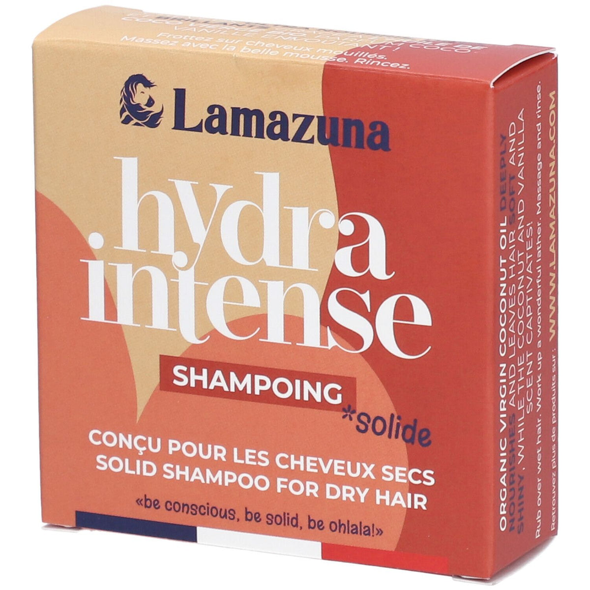 Lamazuna Hydra Intense shampoing solide cheveux secs (70 g)