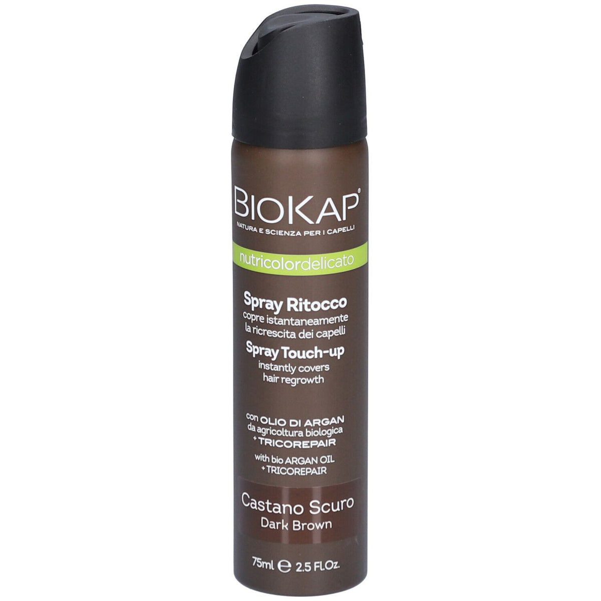 BIOKAP Spray retouche racines châtain foncé (75 ml)