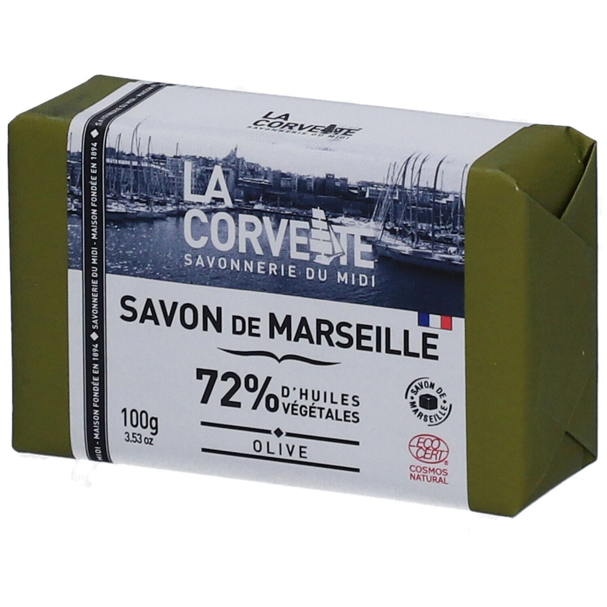 LA CORVETTE Savon de Marseille Olive (100 g)