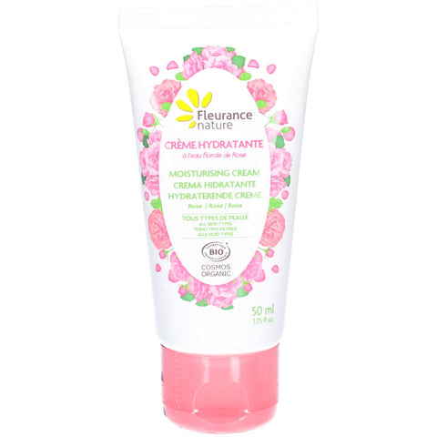 Fleurance Nature Crème Hydratante Eau Florale Rose — 50 ml