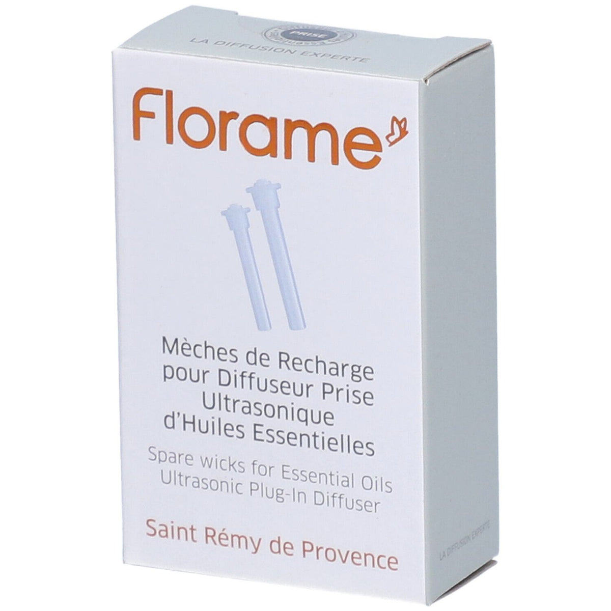 Florame Mèches de recharge pour diffuseur prise ultrasonique d'huiles essentielles (2x2 pièces)