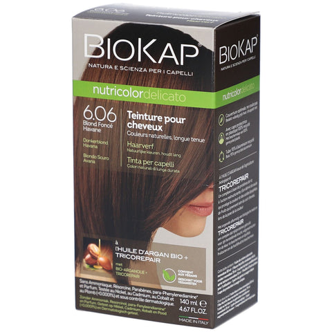 Biokap Nutricolor Delicato teinture pour cheveux 6.06 blond foncé (140 ml)