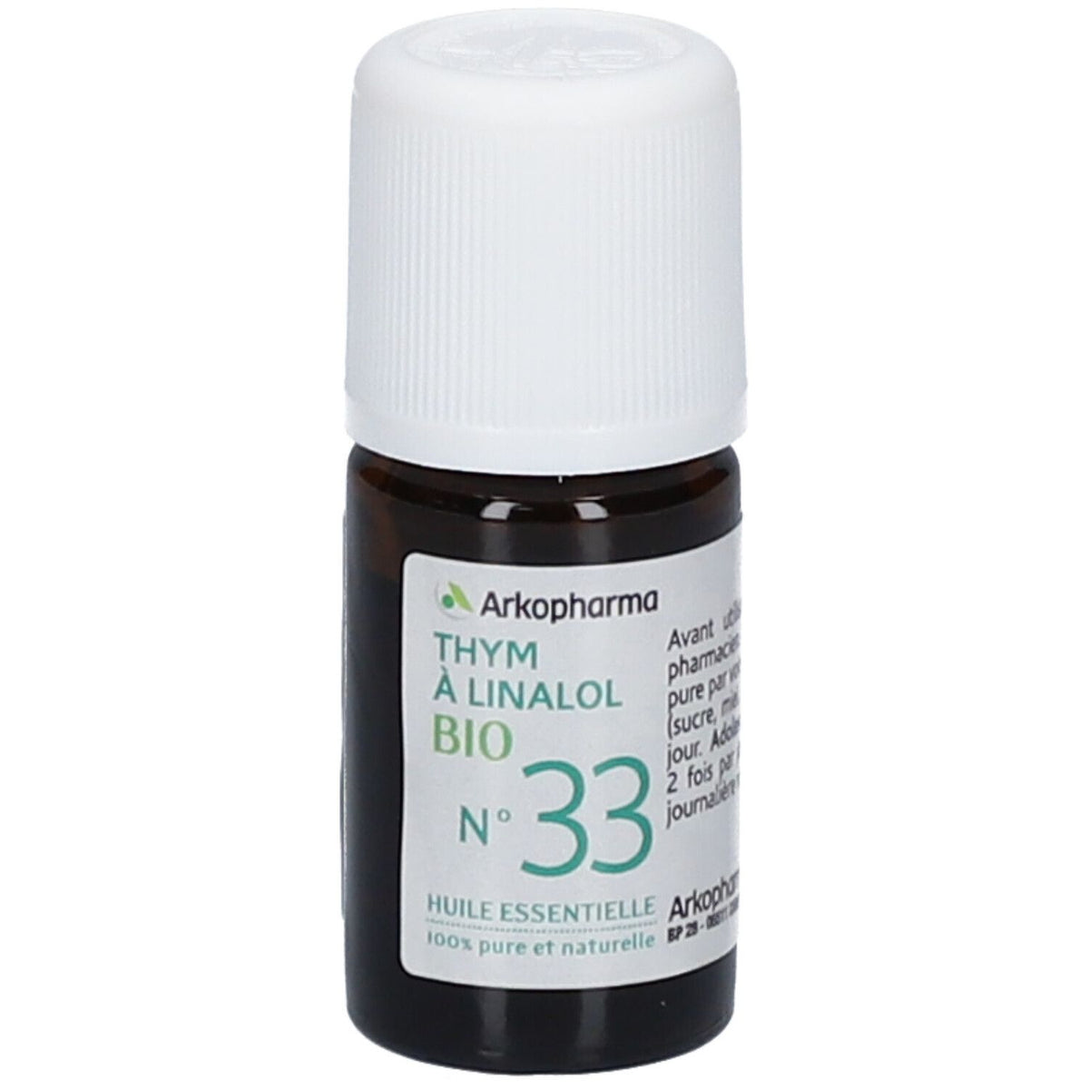 ARKOPHARMA Huile essentielle Thym à Linalol bio n°33 (5 ml)