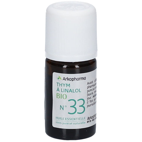 ARKOPHARMA Huile essentielle Thym à Linalol bio n°33 (5 ml)