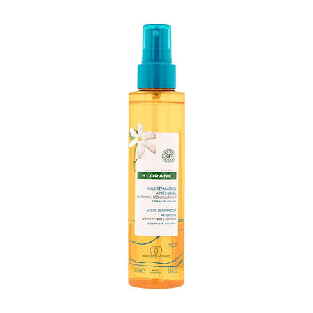 Klorane Huile réparatrice après-soleil au Tamanu BIO et Monoï (150 ml)