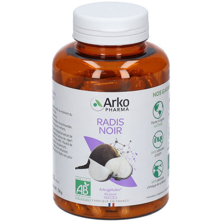 ARKOPHARMA Arkogélules Radis noir bio (130 gélules)