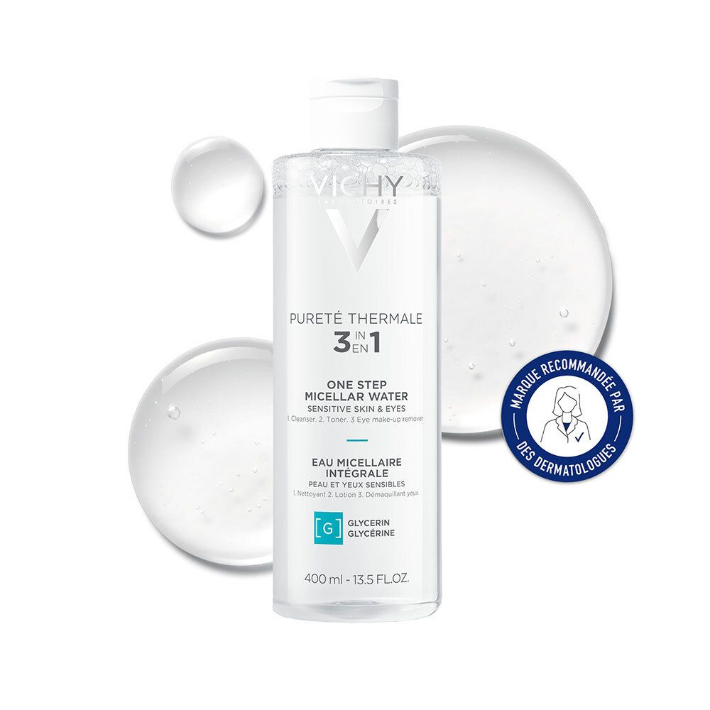 Vichy Pureté Thermale Eau Micellaire Minérale Visage et Yeux (400 ml)