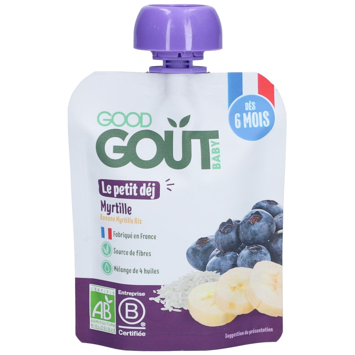 Good Goût Le Petit Déj Myrtille — 70 g