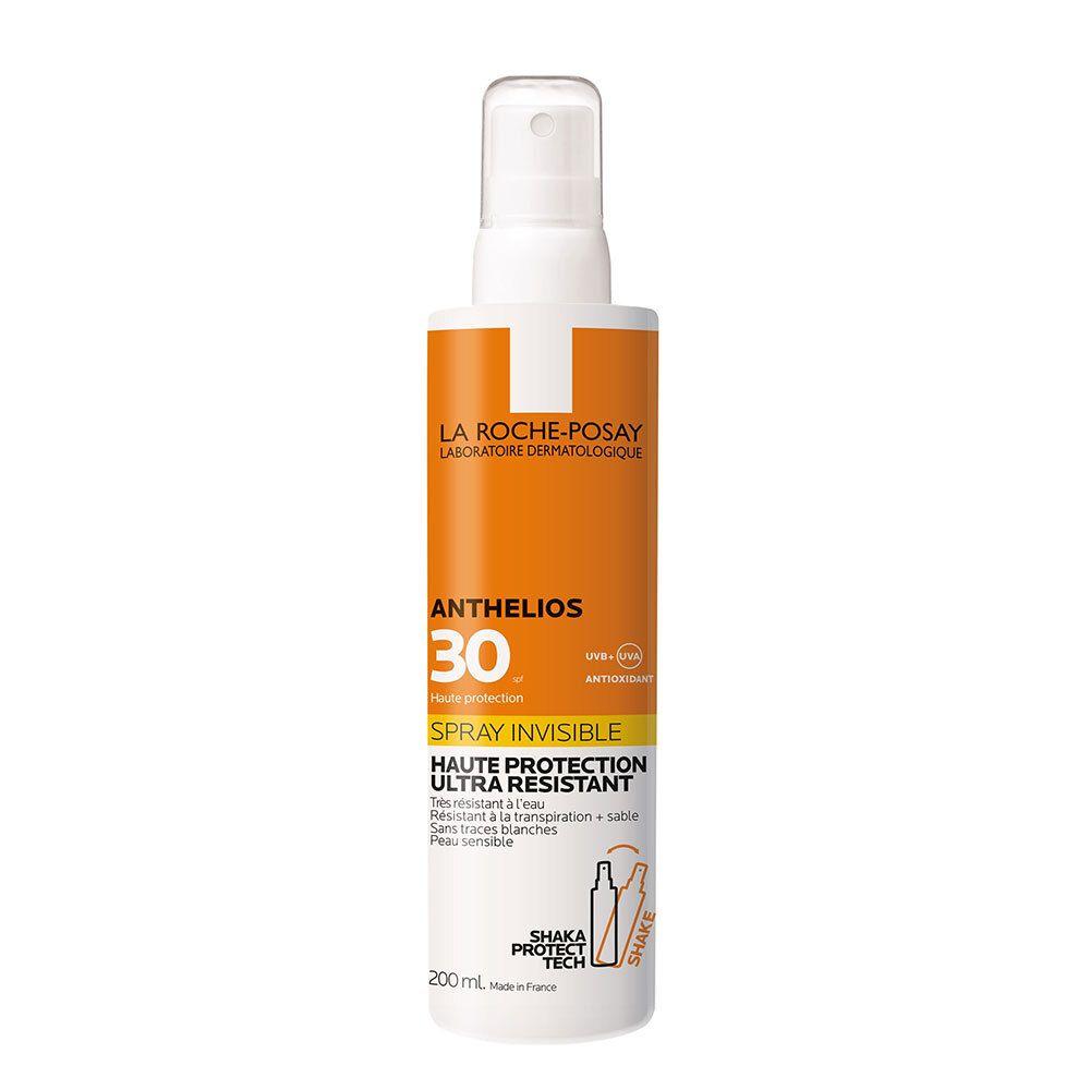 Anthelios Crème Solaire en Spray Invisible Corps SPF30 Avec Parfum (200 ml)