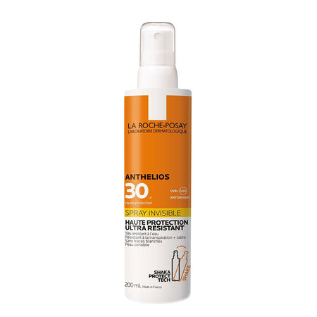 Anthelios Crème Solaire en Spray Invisible Corps SPF30 Avec Parfum (200 ml)