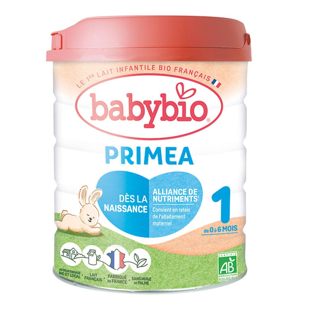 Babybio Priméa 1 Lait en poudre premier âge pour nourrisson (800 g)