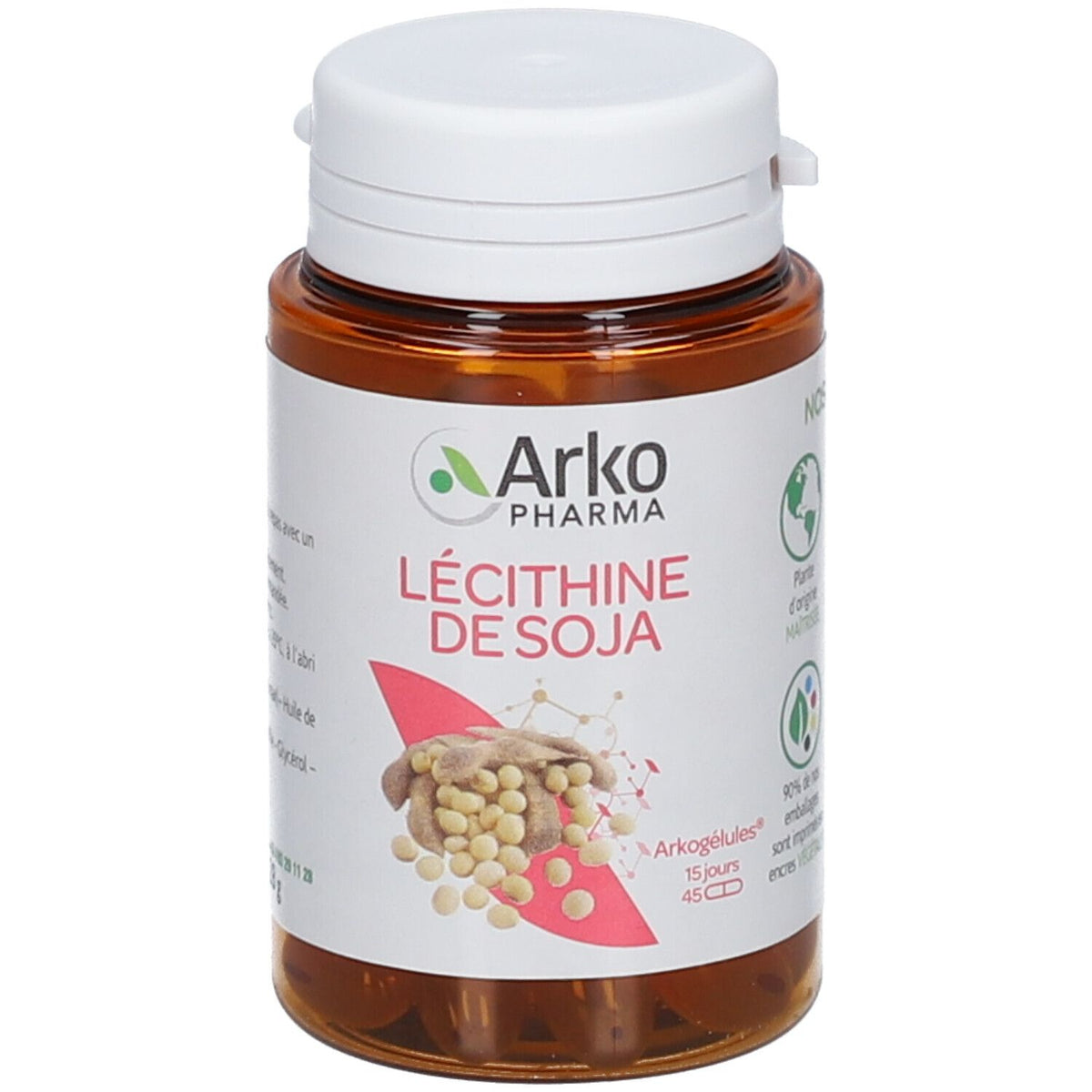 ARKOPHARMA Arkogélules Lécithine de Soja (45 gélules)